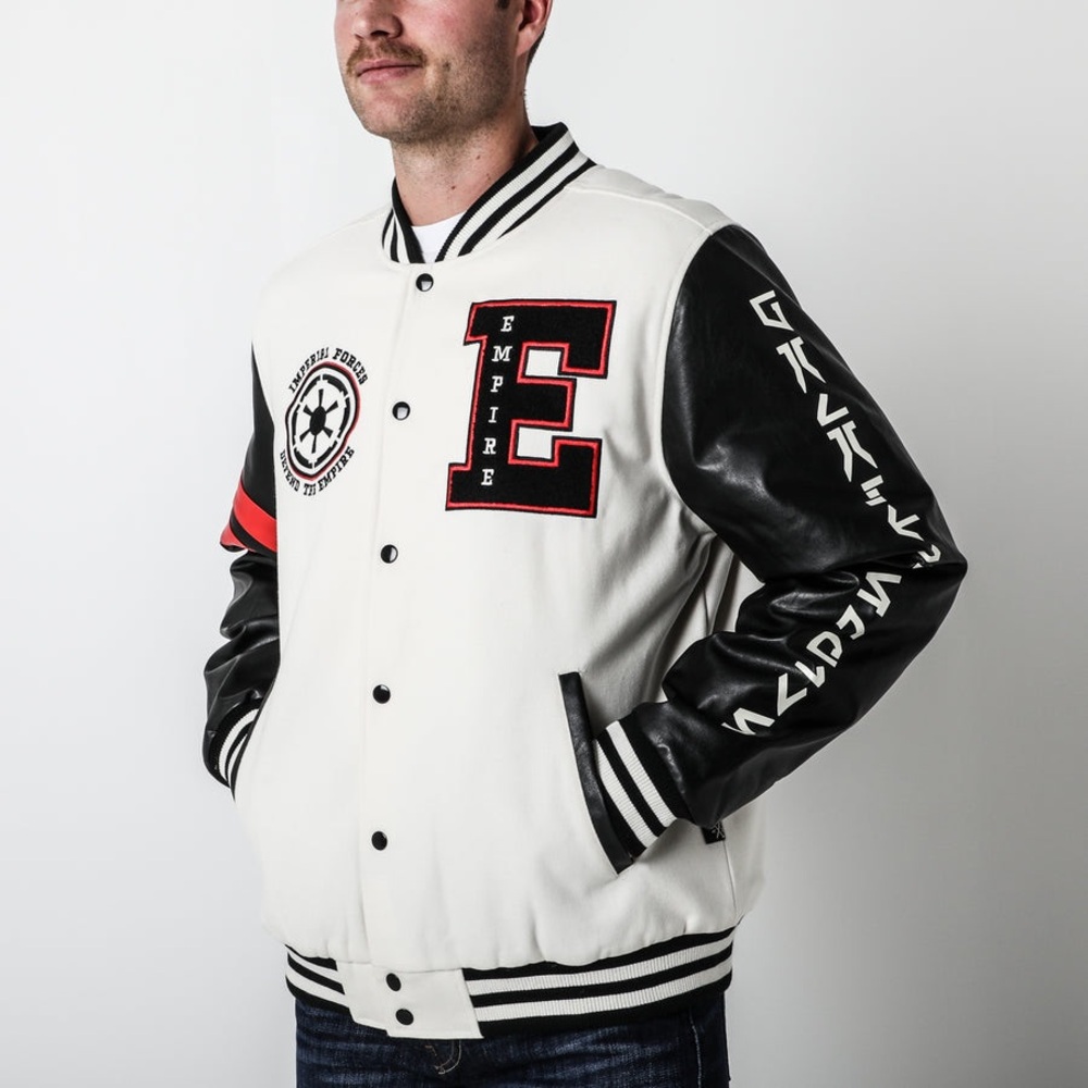 Star Wars EMPIRE VARSITY JACKET - Medium - Heroes & Villains - NWT